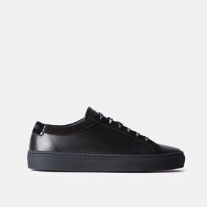 The Kooples Black Leather Unisex Sneakers. Size 37. NWT!